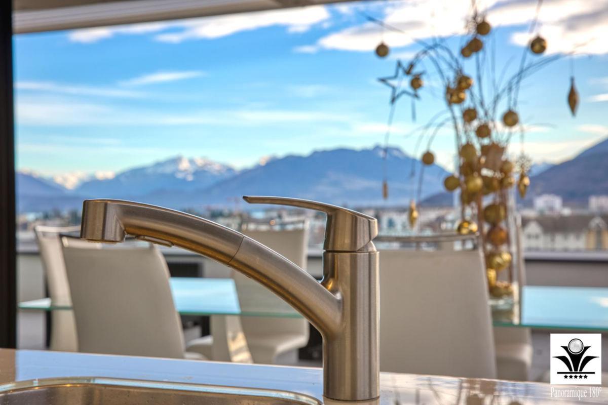 Panoramique 180 Lac Et Montagne Et Nid Secret Spa Romantique Annecy Eksteriør billede